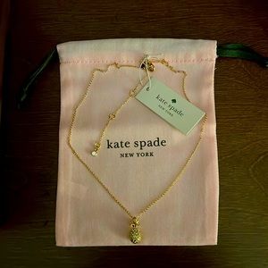 NWT gold Kate Spade necklace